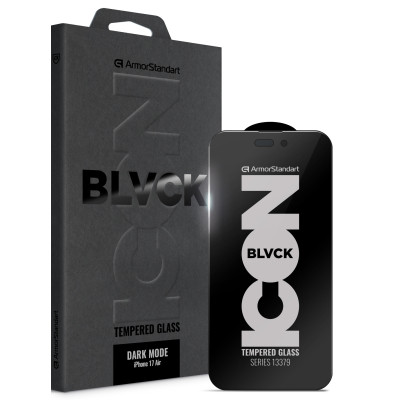 Стекло защитное Armorstandart Dark Mode BI Apple iPhone 17 Air (ARM86632) Винница - изображение 1