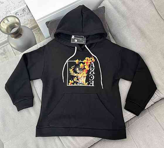 Худи на подростка аниме на флисе 160,170 Николаев