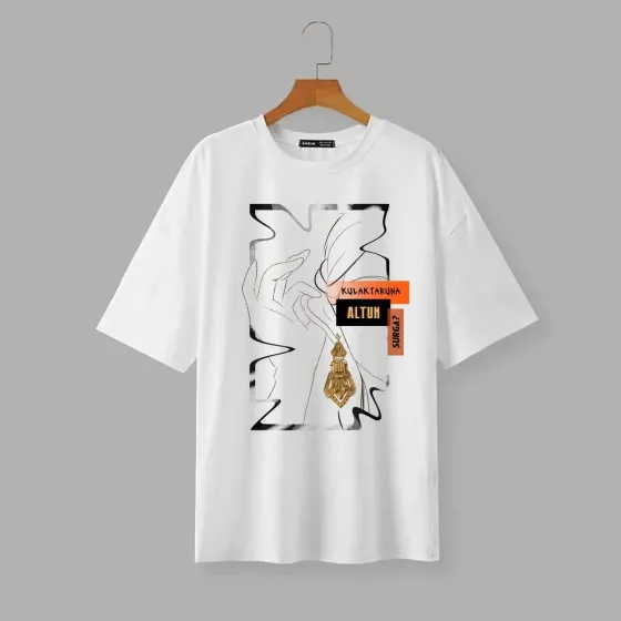 Футболка мужская с принтом  46 Белая 2664090967 Днепр