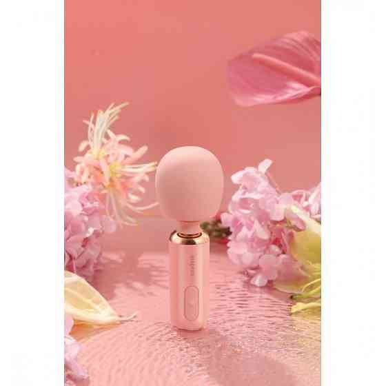 Вибратор-микрофон Qingnan 5 Powerful Mini Wand Massager, розовый Sex Aura Киев