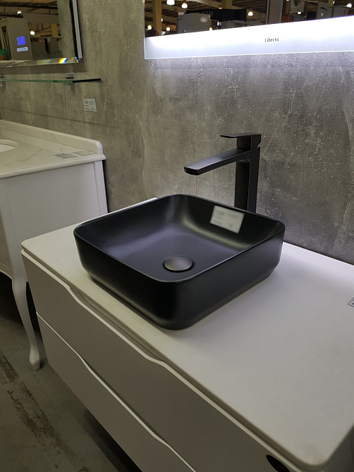 Змішувач для раковини високий Imprese Grafiky ZMK041807011, чорний Київ - фото 5