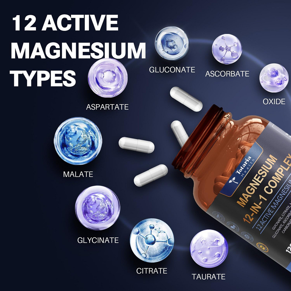 Magnesium Complex 12 in 1 120caps 120serv Луцк - изображение 3