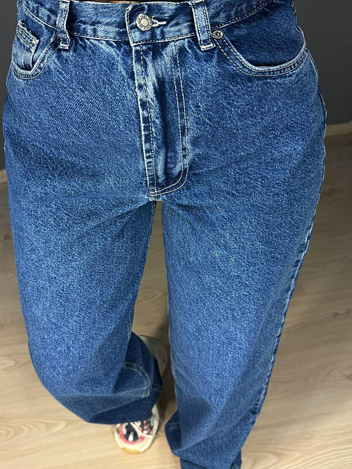 Джинси жіночі It’s Basic 3144-1 банани skater baggy сині, синій, 38, 38, 80 см, 115 см Київ - фото 6