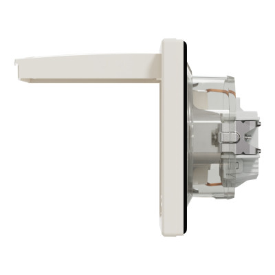 Розетка Schneider Electric ASFORA з кришкою IP44, крем (EPH3100323) Вінниця - фото 4