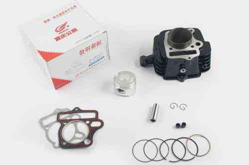 Циліндр Пітбайк JH125 (Ø54.0, p-14, h-77.3) (з вухом, чорний, у зборі) Мукачево