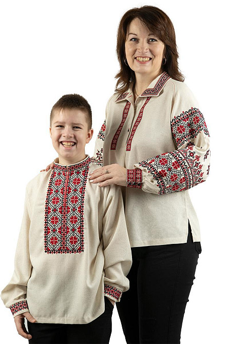 Вишиванка для хлопчиків, натуральна, лляна топ Київ - фото 6