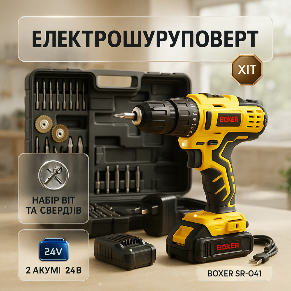 Дриль шуруповерт акумуляторний, Дриль-шуруповерт безщітковий акумуляторний, Акум дриль шуруповерт WQ-94 Львів - фото 9