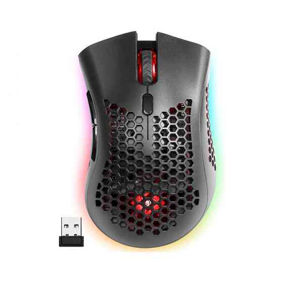 Бездротова ігрова миша Defender Warlock GM-709L RGB (2400dpi) 8-кнопок Чорна Вінниця