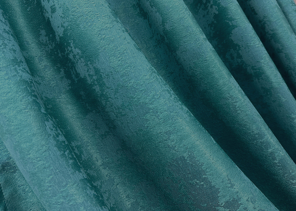 Комплект готових штор VR-Textil Жакард Sultan № 1562ш Темно-бірюзовий 100х285 см 2 шт (31-709) Київ - фото 6