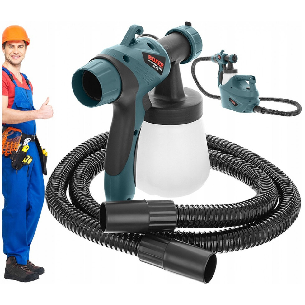 Краскопульт електричний для стін 1650 Вт Boxer BX-771 електричний фарборозпилювач ZC-71 Львів - фото 1