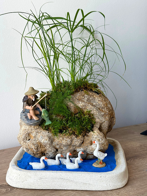 Декоративные  фигурки Утки для мини-сада кашпо вазона флорариума микроландшафта рокария Набор 6 уток Одесса - изображение 2