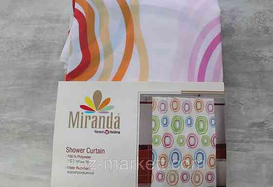 Штора для ванной тканевая Миранда Color Circle180 х 200 см Харьков