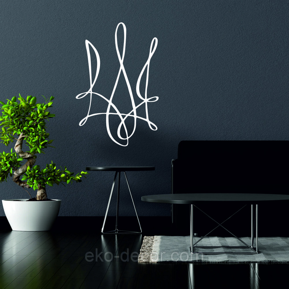 Декоративное настенное Панно «Герб Украины» Декор на стену 90*60 см, Белый Киев - изображение 3