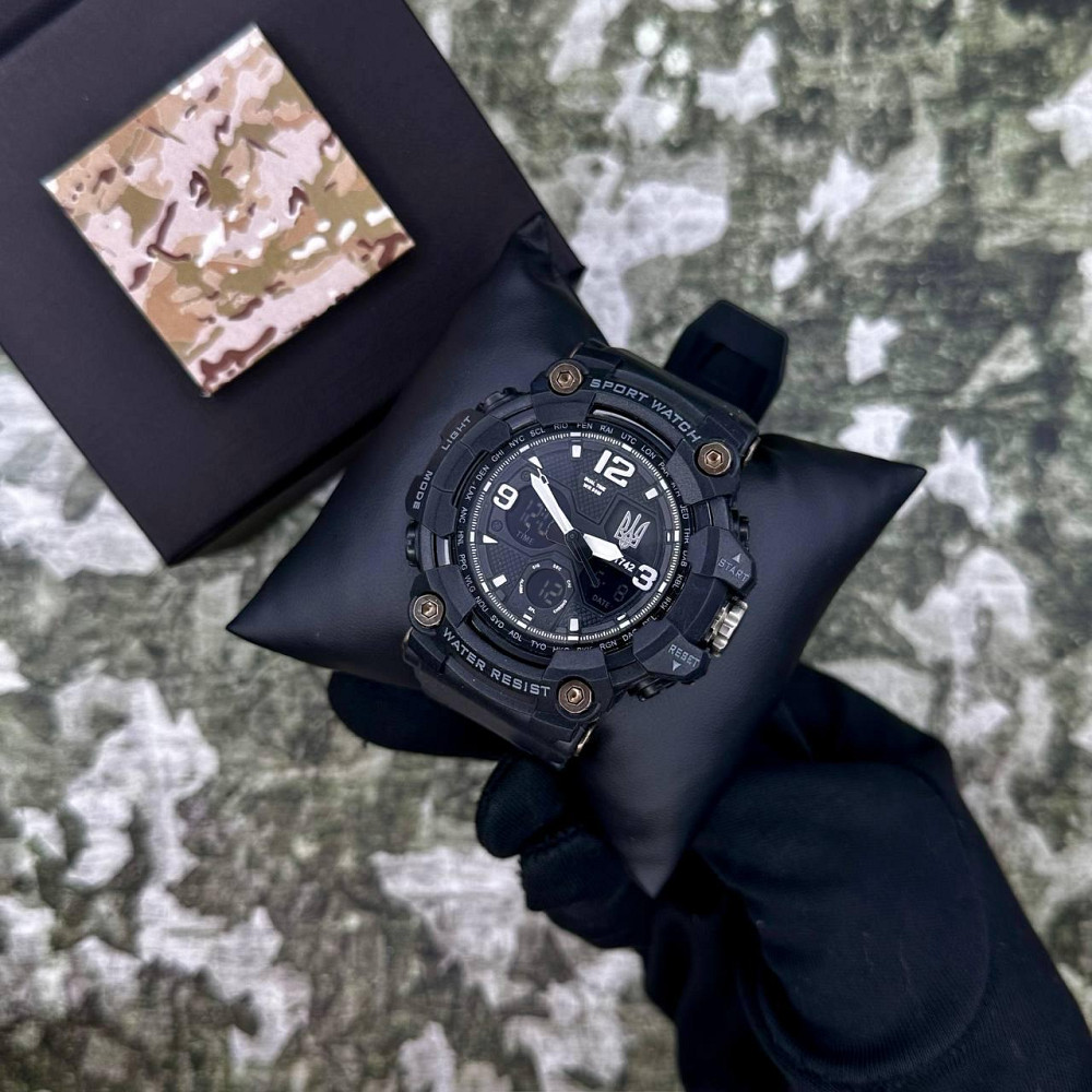 Patriot 006BKUASI Тризуб срібло Чорні + Коробка. Київ - фото 3