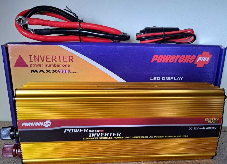 2000W Інвертор POWER ONE Перетворювач 12V-220V+USB. Інвертор. Київ - фото 3