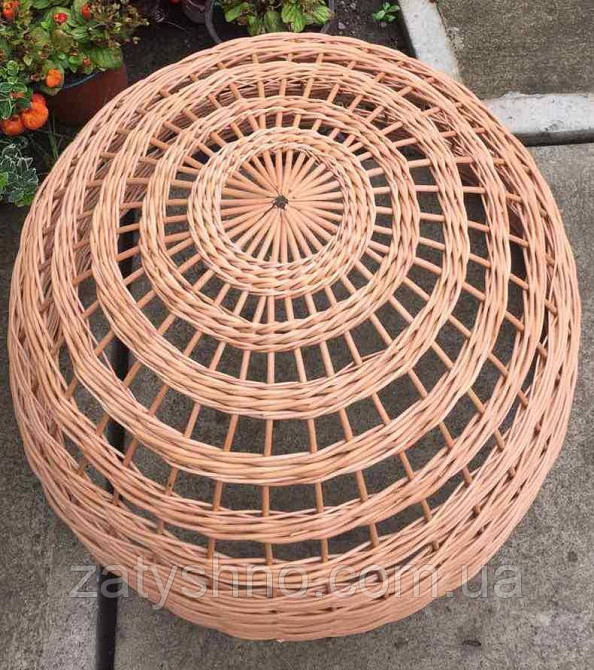 Плетеная люстра с лозы | люстры плетеная на заказ  | люстра плетеная в кафе Киев - изображение 6