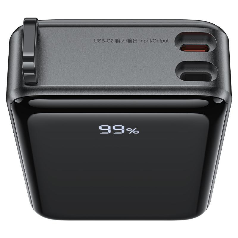 Павербанк 20000 mAh ACEFAST M4 PD67W швидка зарядка чорний power bank повербанк Одеса - фото 6