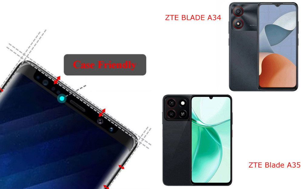 Захисне скло HyperGlass Pro для ZTE BLADE A34, ZTE Blade A35 – максимальна чутливість та захист Київ - фото 4