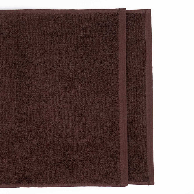 Набор махровых полотенец 3шт GM Textile 40х70см, 50х90см, 70х140см 400г/м2 (Коричневый) Сумы - изображение 3