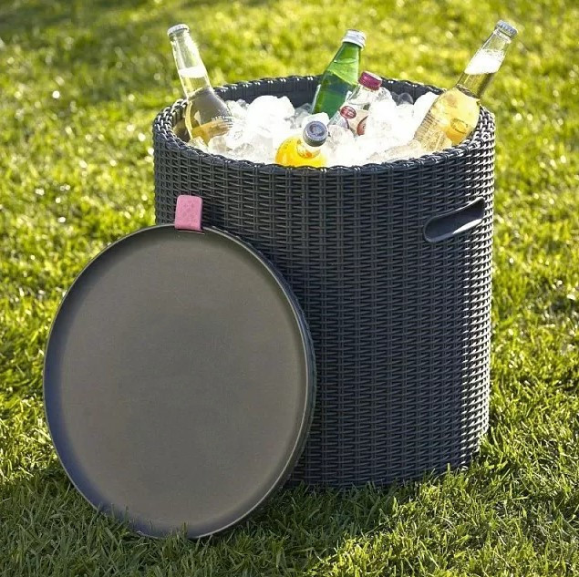 Стіл-бар Keter COOL STOOL, пластик, антрацит Київ - фото 9