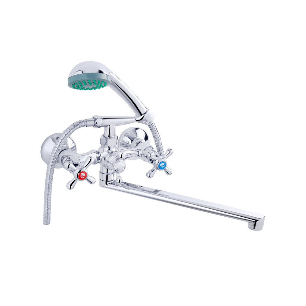 Змішувач для ванни Agua Toledo - C073 з душовим гарнітуром, хром Київ - фото 1