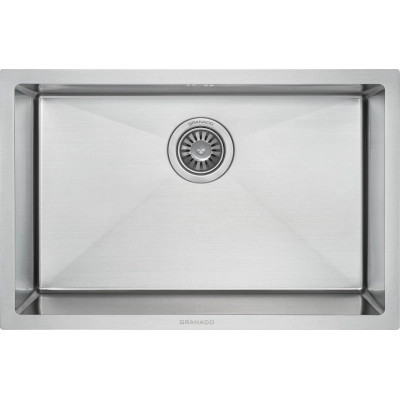 Мийка кухонна GRANADO Under top L STEEL S304 (GS09304) Вінниця - фото 1