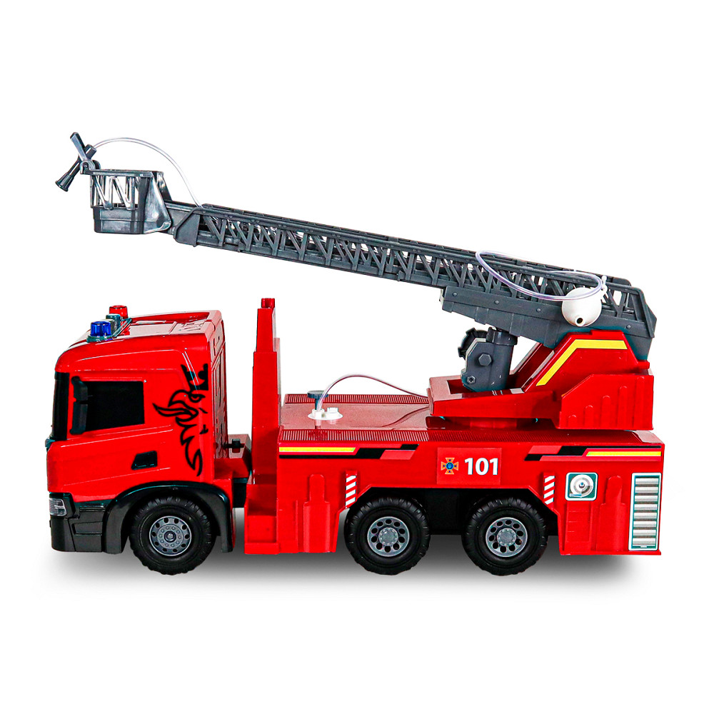 Автомодель серії Super Big Truck – Пожежна машина Scania (світло, звук, функ. води) Днепр - изображение 8