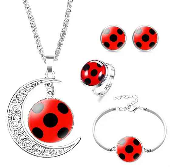 Набор бижутерии для детей в горошек one size разноцветный Киев