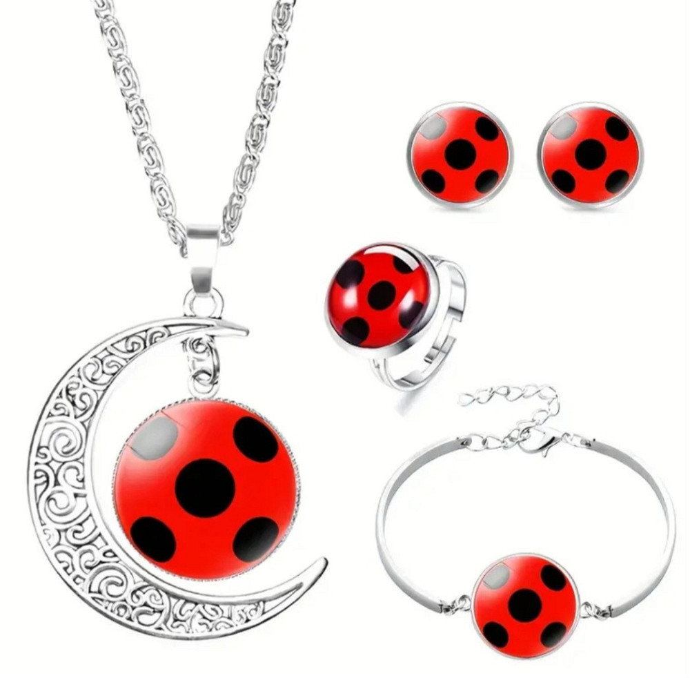 Набор бижутерии для детей в горошек one size разноцветный Киев - изображение 1