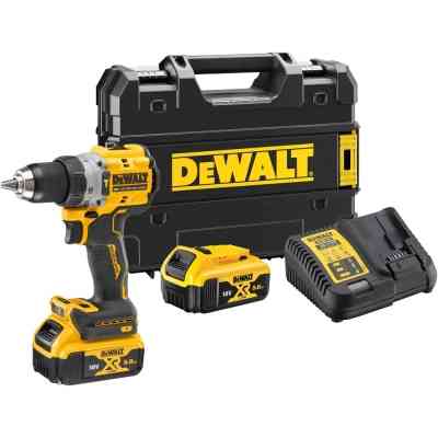 Шуруповерт DeWALT 18V XR Li-Ion 5Ah, 90 Нм, 0-650/0-2000 об/мин., кейс TSTAK (DCD805P2T) Винница
