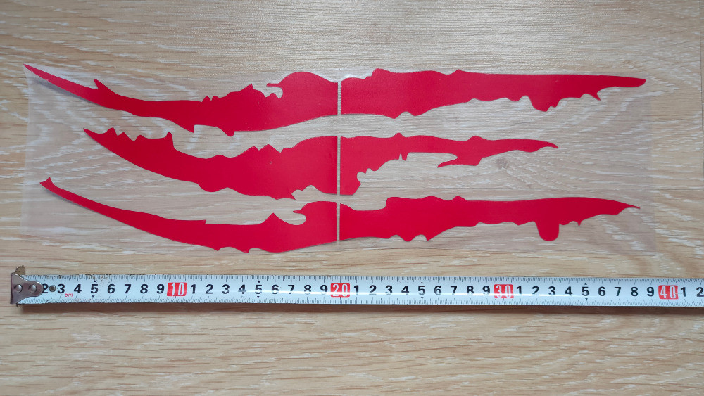 Наклейка на авто в виде Царапин Когтем Киев - изображение 1