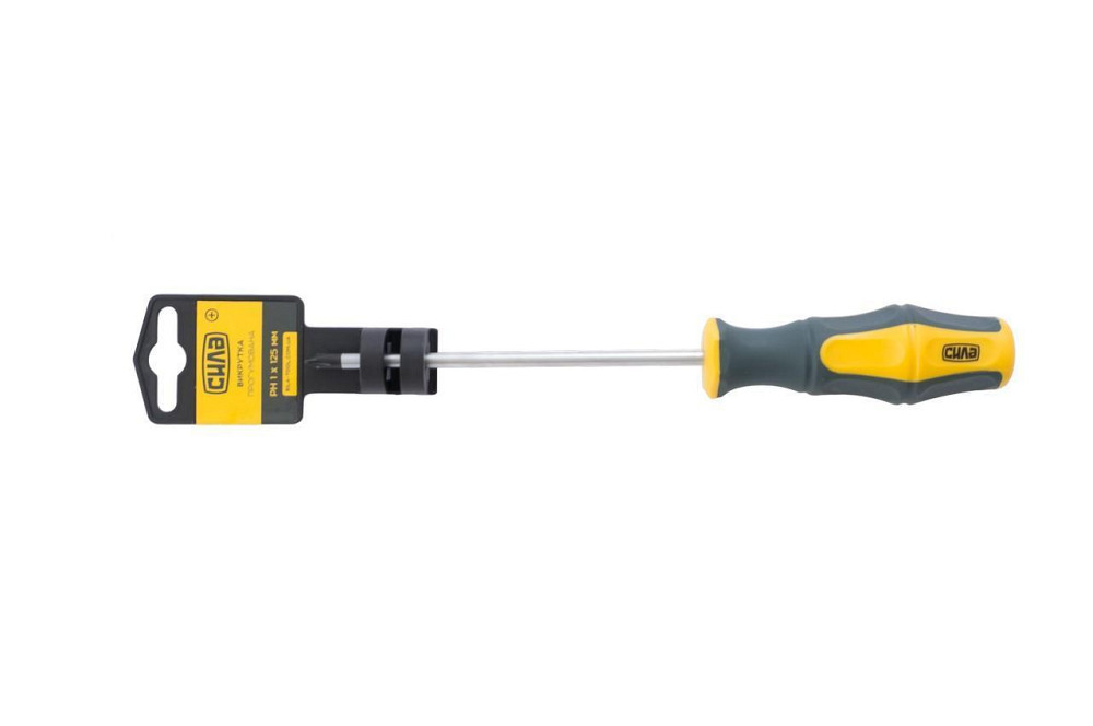 Отвертка крестовая РН1*125 обрезиненная Харьков - изображение 2
