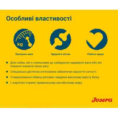 Сухой корм для собак Josera Light&Vital 900 г (4032254745297) Винница