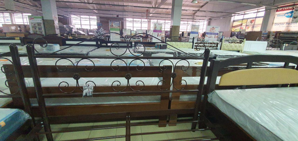 Двоспальне металеве ліжко Бегонія від ТМ Теnero Харків - фото 2