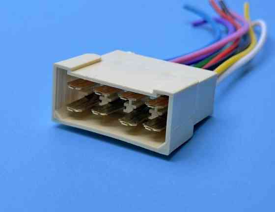 Разъем с проводом ПАПА (внешний)   8 контактов, клемма 6,3мм (пр-во Украина) Харьков