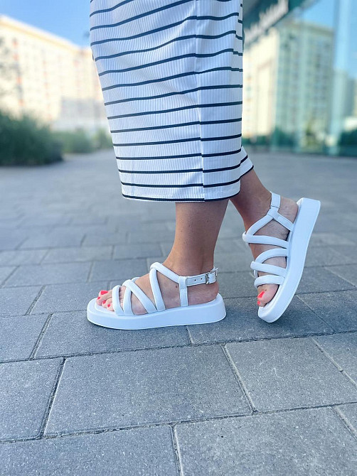 ALVISTA Босоніжки жіночі ALVISTA Б-041 білі (літо, шкіра натуральна) (5257) Коломия - фото 4