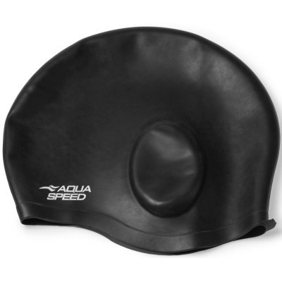 Шапка для плавання Aqua Speed Ear Cap Comfort 9894 289-07 чорний OSFM (5908217698940) Вінниця - фото 1