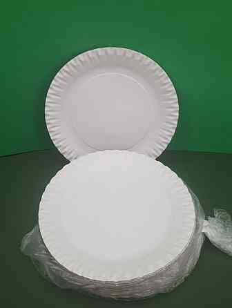 Одноразові тарілки паперові діаметр 170 мм (100 шт.) Харків