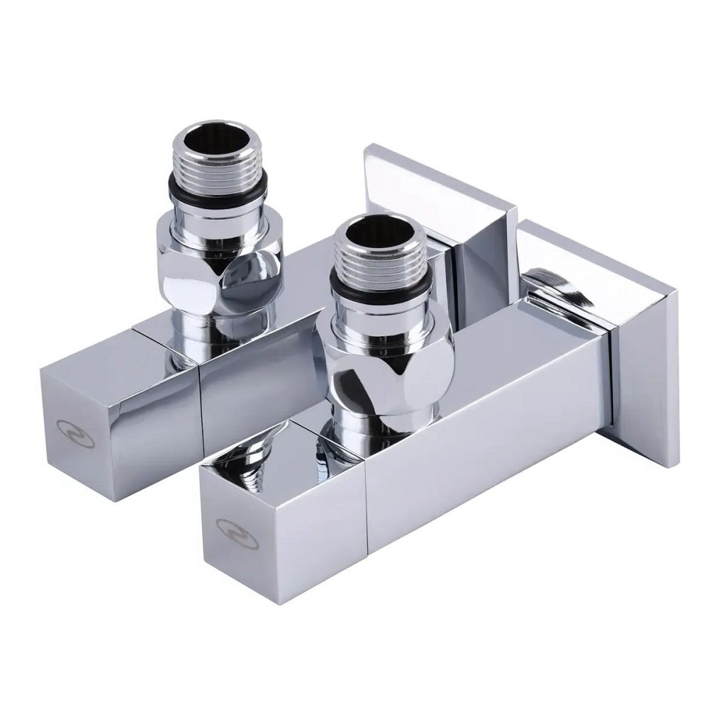 Кутовий кран подовжений Solomon CUBE CHROM 1/2"х1/2", 2 шт. Київ - фото 1