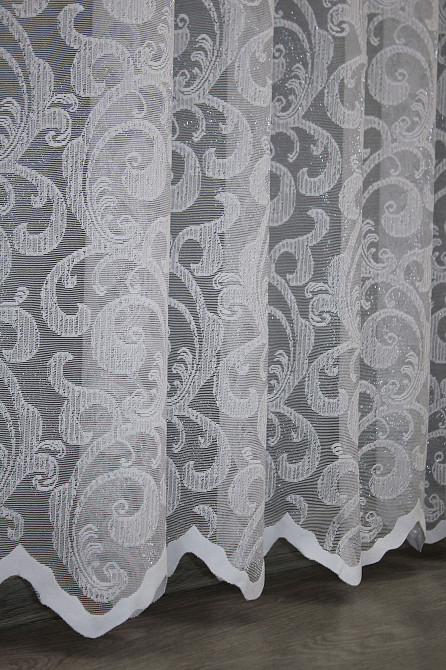 Тюль VR-Textil 1421т Преміум Жакард Білий 400х270 см (42-0865) Київ - фото 8