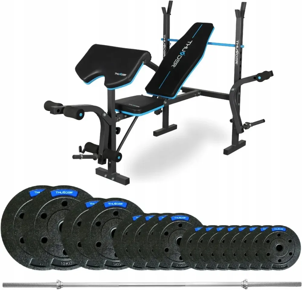 Тренажер Thunder SET-VIGOR-A-01 Zestaw Kulturystyczny 50KG Киев - изображение 1
