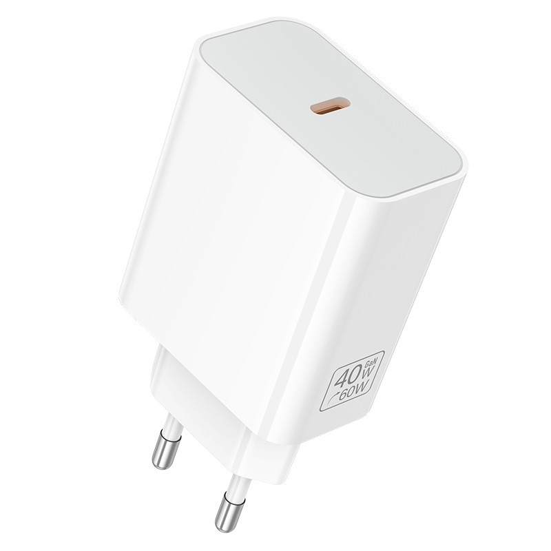 Сетевое зарядное устройство BOROFONE BA109A Star single port PD40W charger (EU) White Одесса - изображение 1
