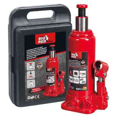 Домкрат GTM гідравлічний пляшковий 5т (216-41З мм) кейс (T90504S) Вінниця