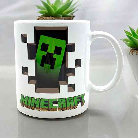 Кружка для любителей майнкрафта «Minecraft Крипер» Городище
