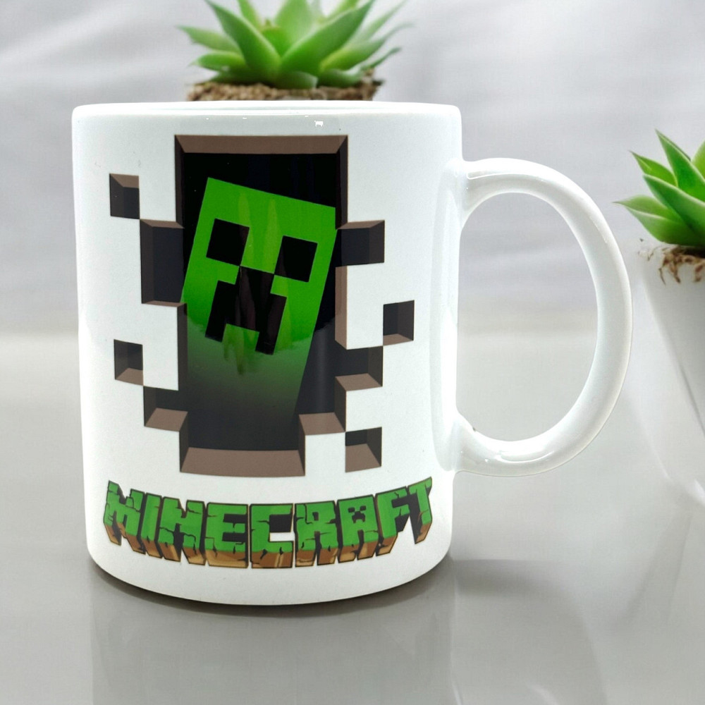 Кружка для любителей майнкрафта «Minecraft Крипер» Городище - изображение 1