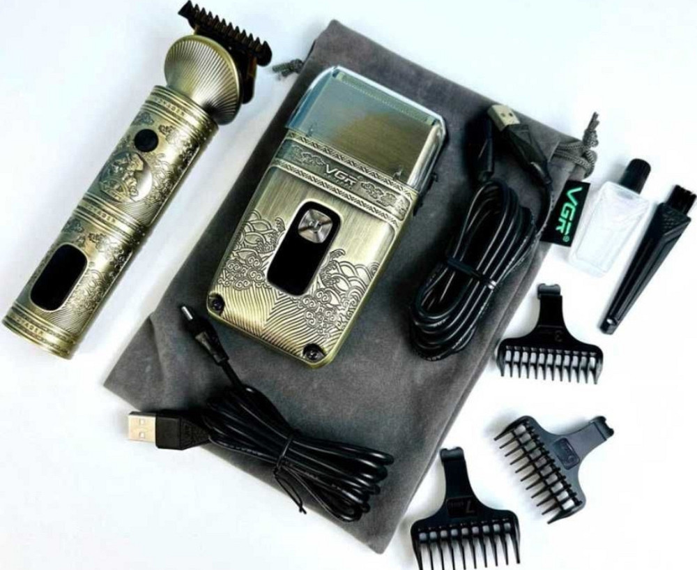Набір VGR V-649 тример шейвер для стриження волосся й бороди. Київ - фото 7