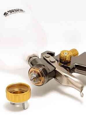 Фарбопульт MASTERTOOL LVLP ВБ 600 мл пластик Ø1.8 мм 125-170 л/хв 1.5-2.5 бар 80-8803 Рівне