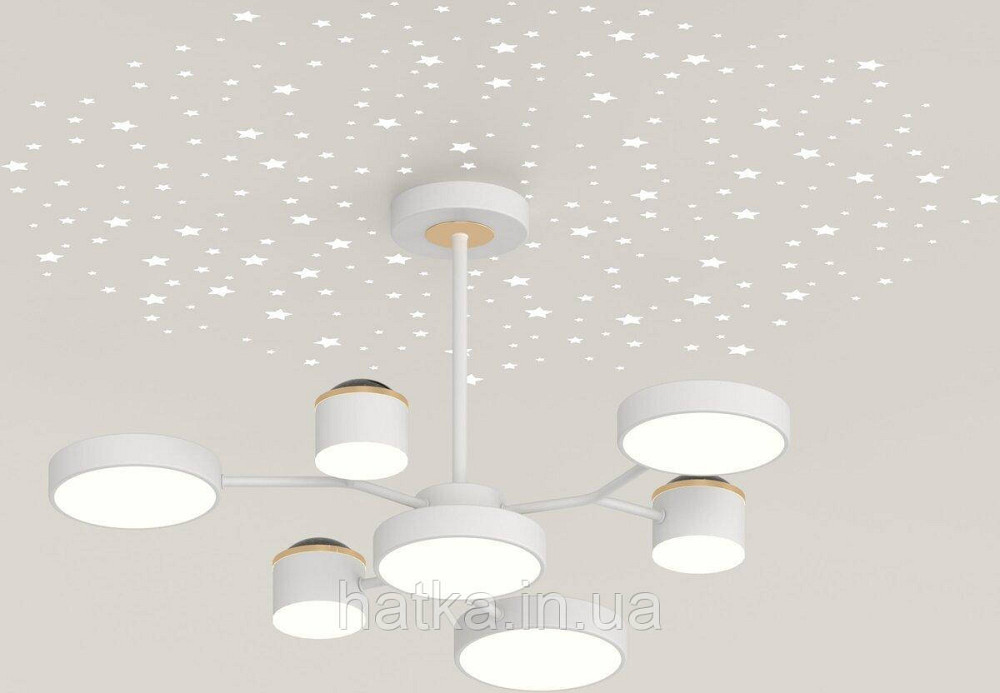 Потолочный светильник XI3347-7 Белый + Золото Киев - изображение 1