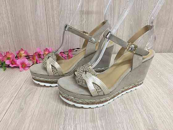 SMALL SWAN БосонІжки жіночі SMALL SWAN бежеві (літо, еко-замша) (940) лише 40р. Коломыя