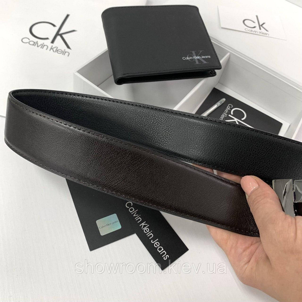 Мужской подарочный набор портмоне и ремень (485) Киев - изображение 6